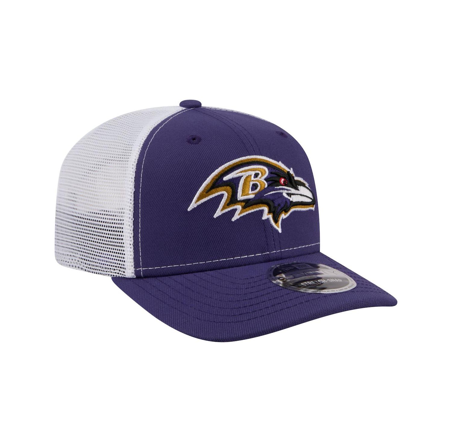 Men's Purple Baltimore Ravens 9SEVENTY Trucker Adjustable Hat