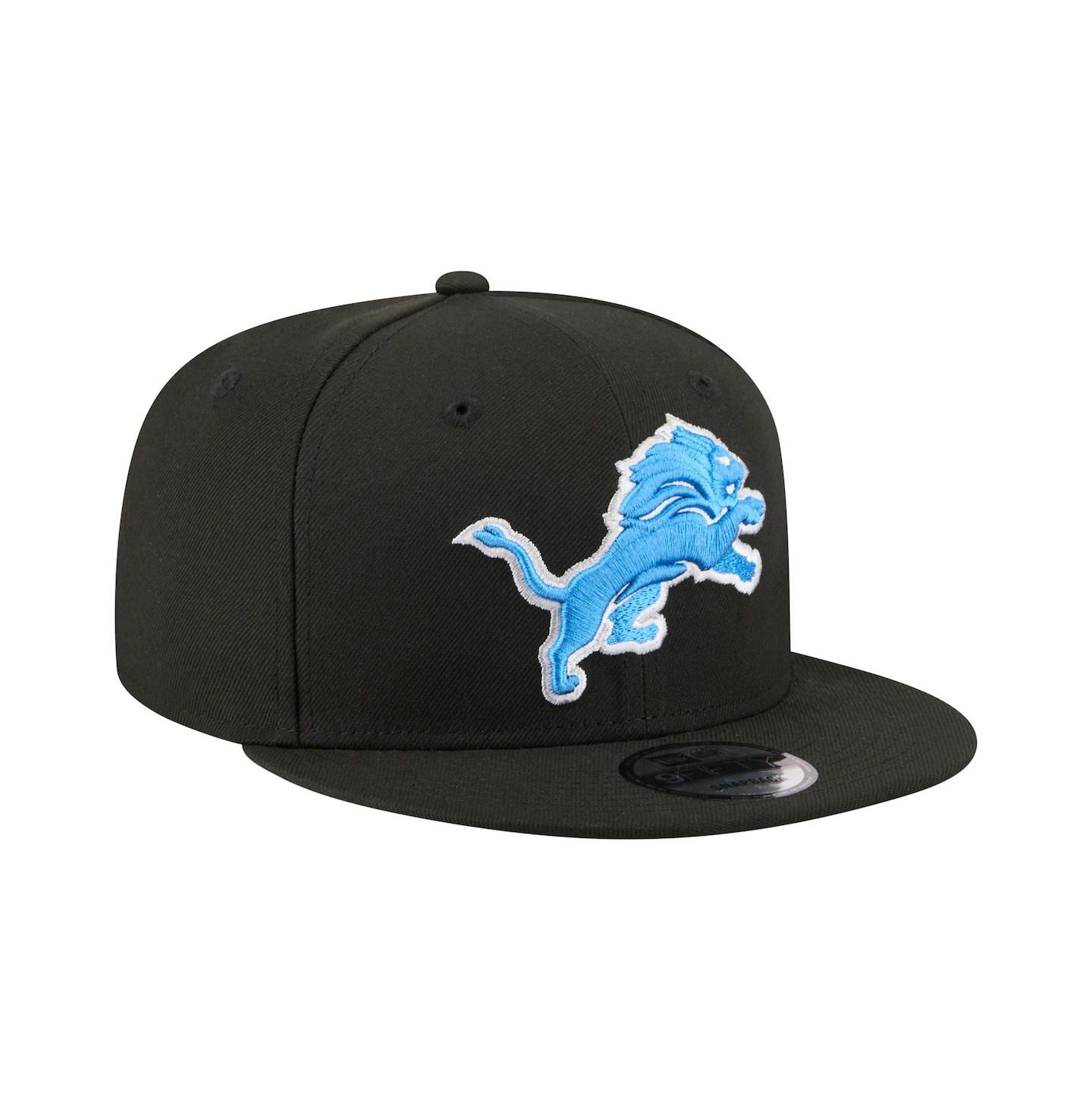 Мужская кепка New Era Black Detroit Lions 9FIFTY Snapback Hat — фото 4