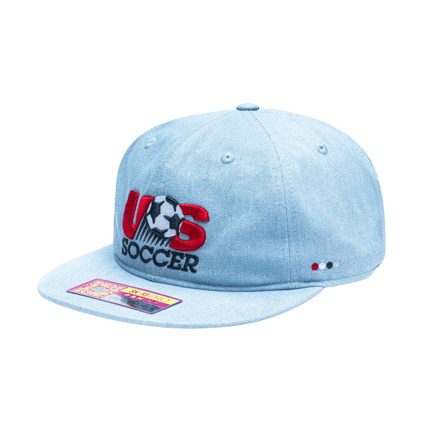 Кепка Fan Ink Light Blue Usmnt Making History Snapback Hat — фото 1