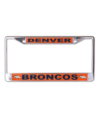 Denver Broncos Team Logo S/L Metal License Plate Frame
