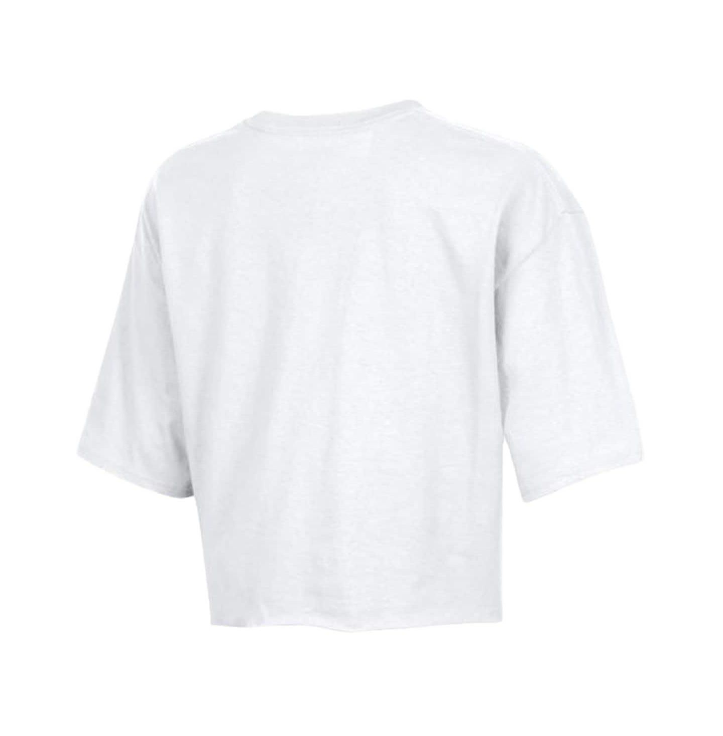 Женская футболка Champion White Tennessee Titans Boyfriend Cropped — фото 2