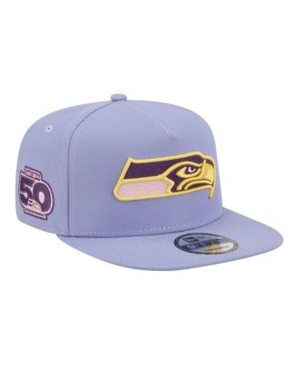 Men's Lavender Seattle Seahawks Bloom A-Frame 9FIFTY Snapback Hat