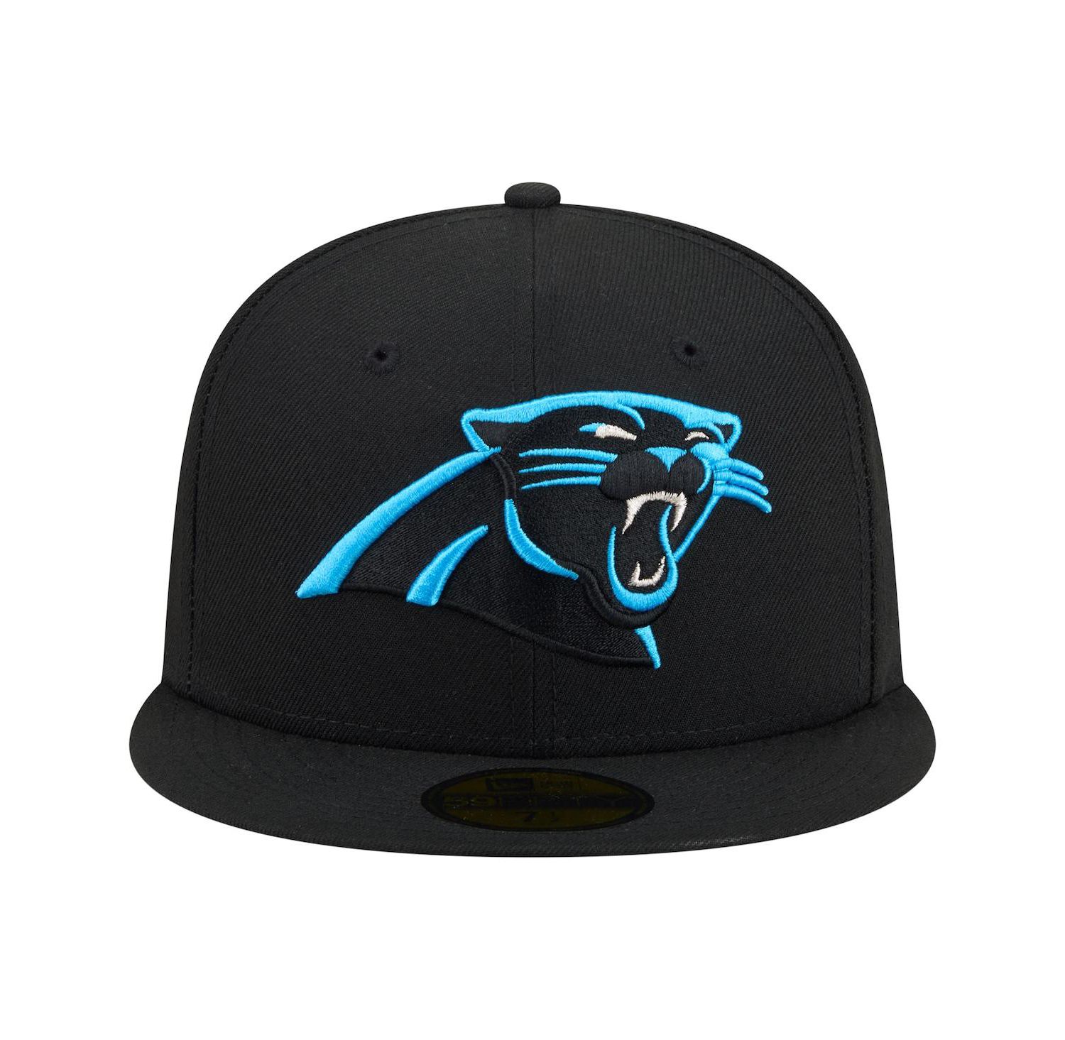 Men's Black Carolina Panthers 59FIFTY Fitted Hat
