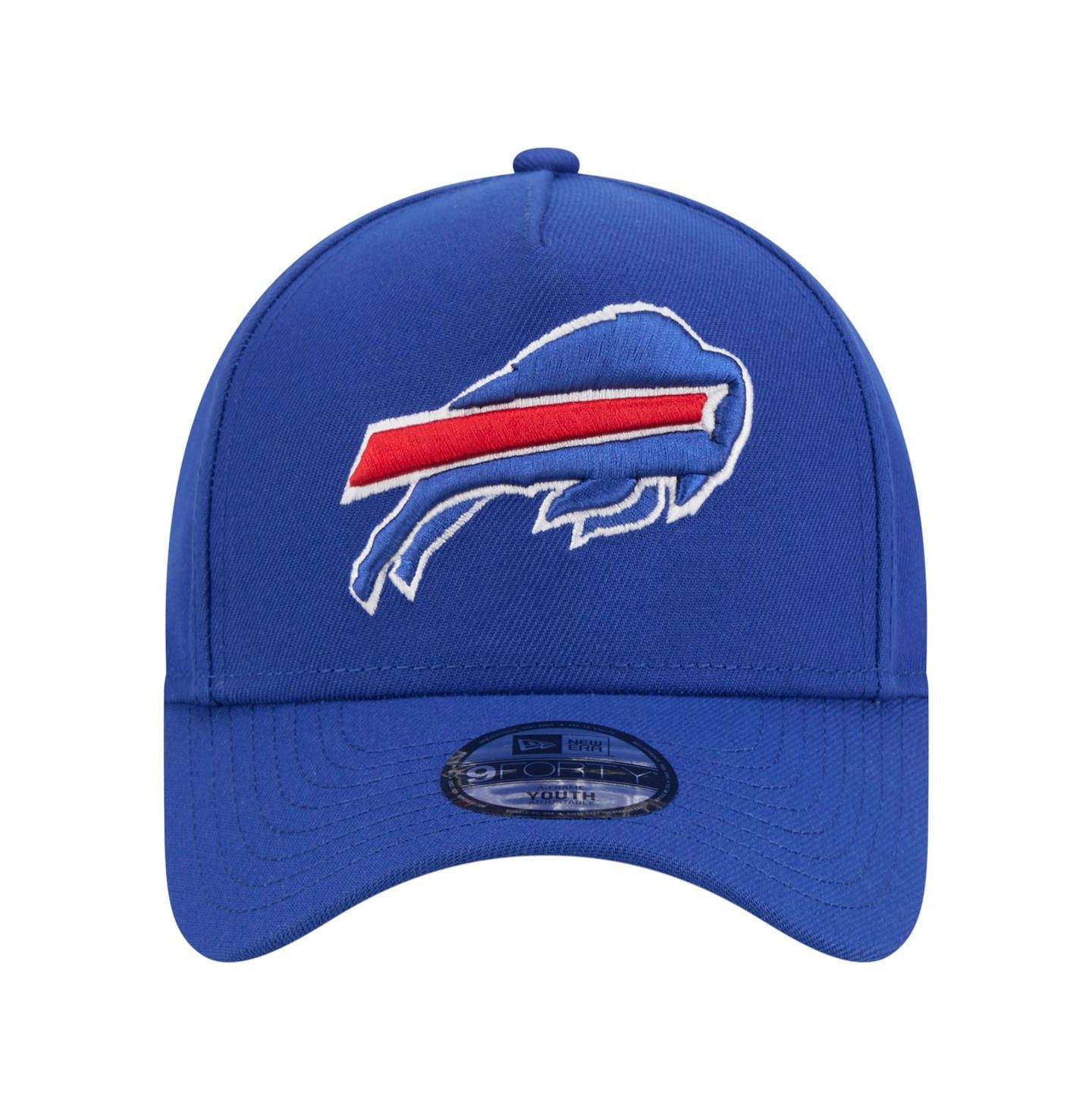 Детская кепка New Era Royal Buffalo Bills 9FORTY A-Frame Adjustable Hat — фото 5