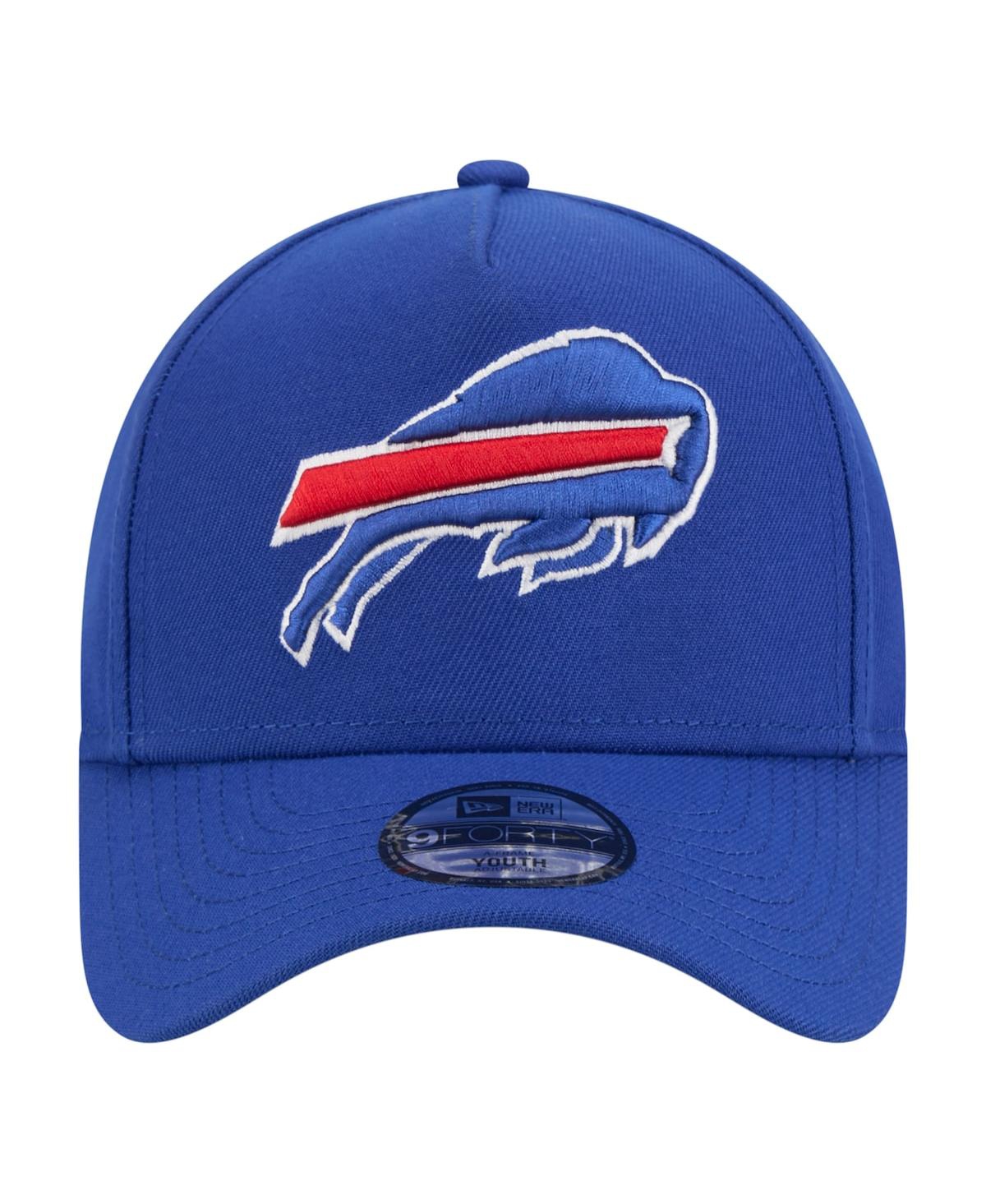 New Era Big Boys and Girls Royal Buffalo Bills 9FORTY A-Frame Adjustable Hat