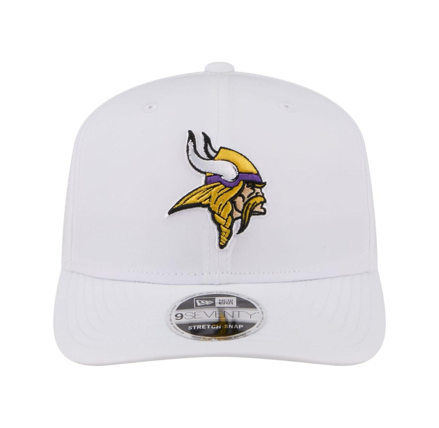 Men's White Minnesota Vikings Name Plate 9SEVENTY Adjustable Hat