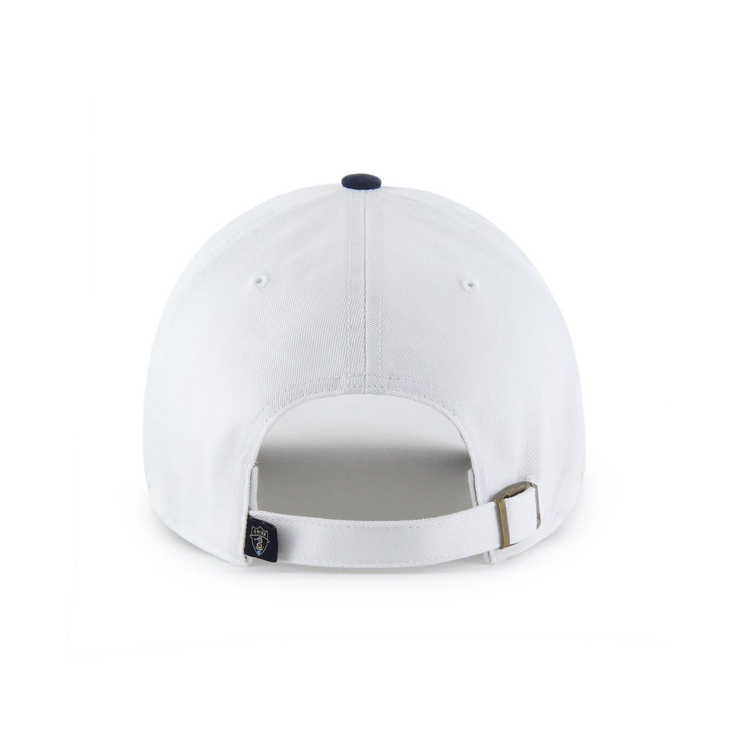 Мужская кепка '47 Brand White Philadelphia Union Two-Tone Clean Up Adjustable Hat — фото 2