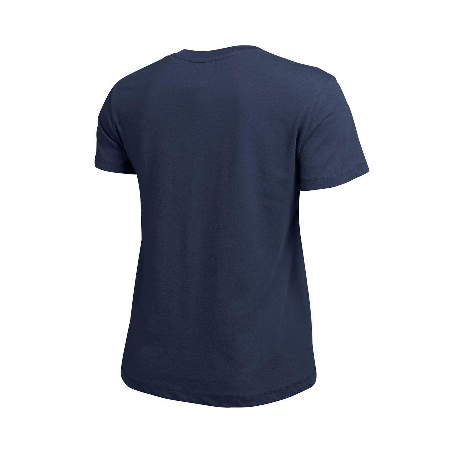 Women's Navy Arizona Wildcats Arched Over Logo T-Shirt