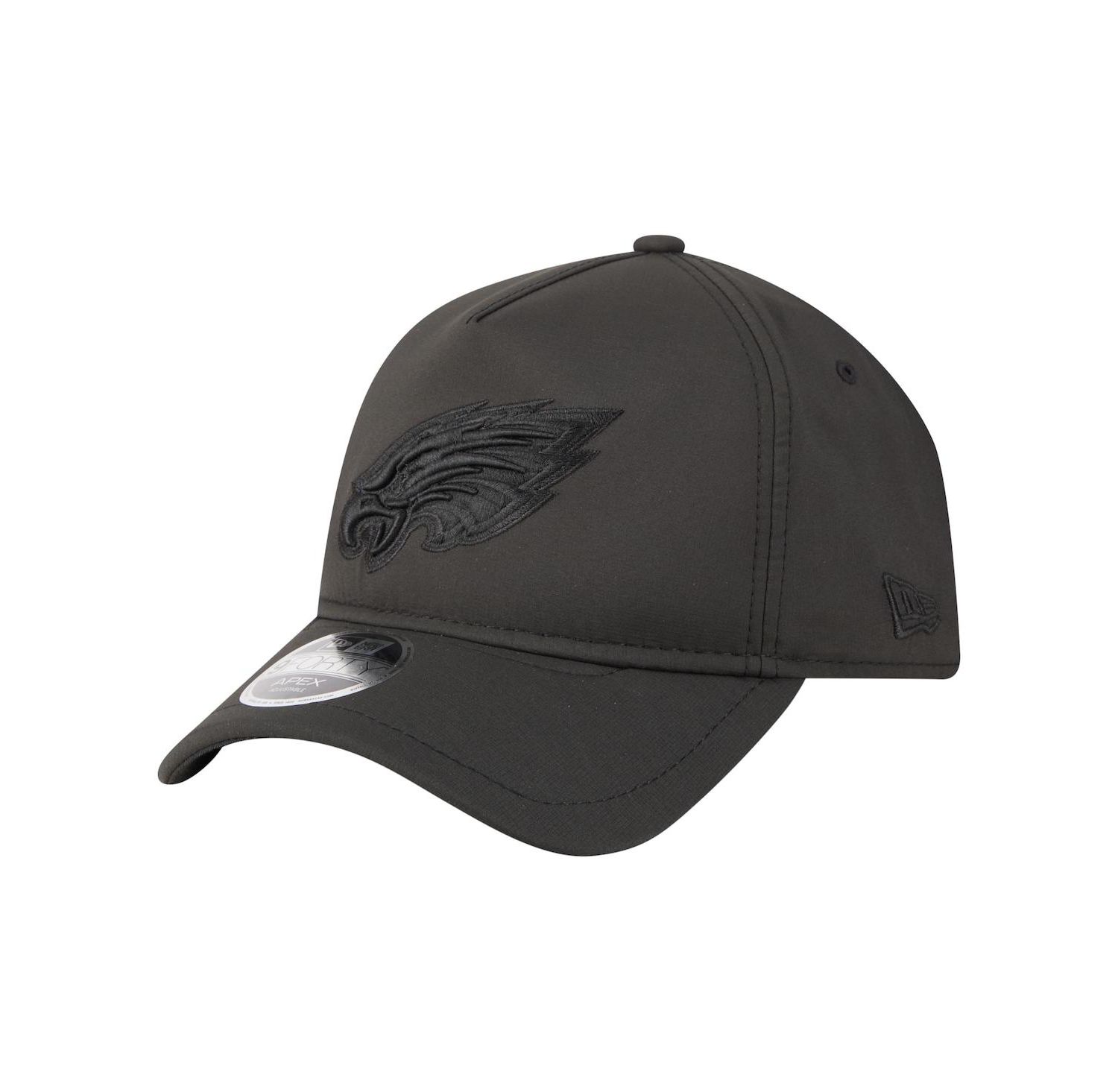 Men's Black Philadelphia Eagles Apex 9FORTY Adjustable Hat