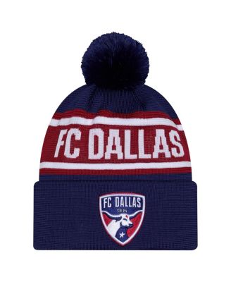 Men's Navy FC Dallas 2026 Jersey Hook Cuffed Pom Knit Hat