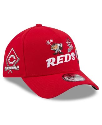 Big Boys and Girls Red Cincinnati Reds Looney Tunes A-Frame 9FORTY Adjustable Hat