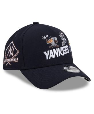 Big Boys and Girls Navy New York Yankees Looney Tunes A-Frame 9FORTY Adjustable Hat