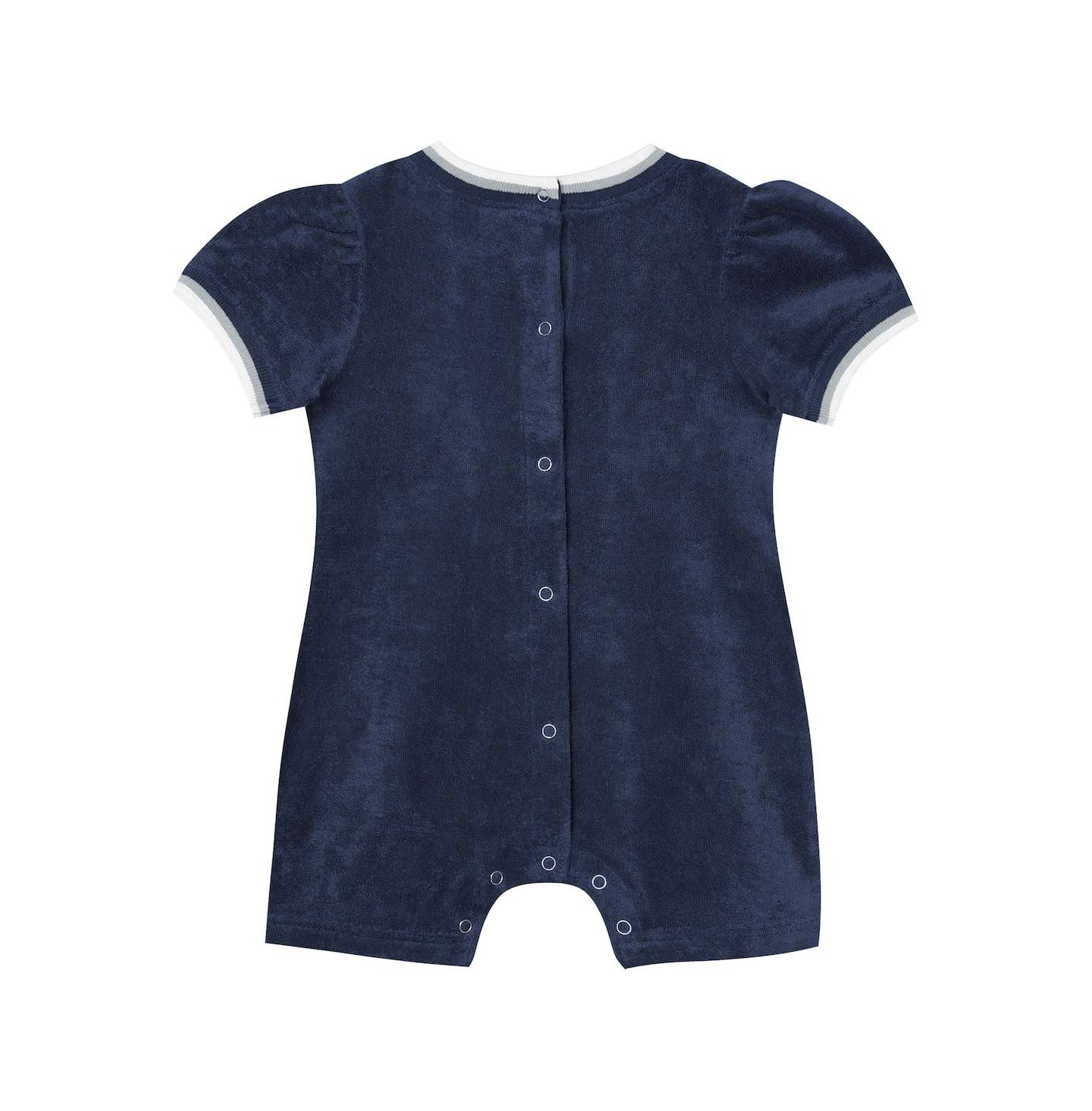 Шорты Outerstuff Navy New York Yankees Wind-Up Coverall для девочек-малышей — фото 2