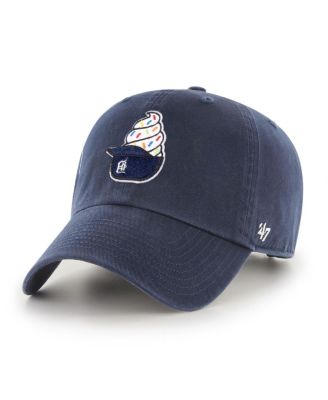 Men's Navy Detroit Tigers Ice Cream Helmet Clean Up Adjustable Hat