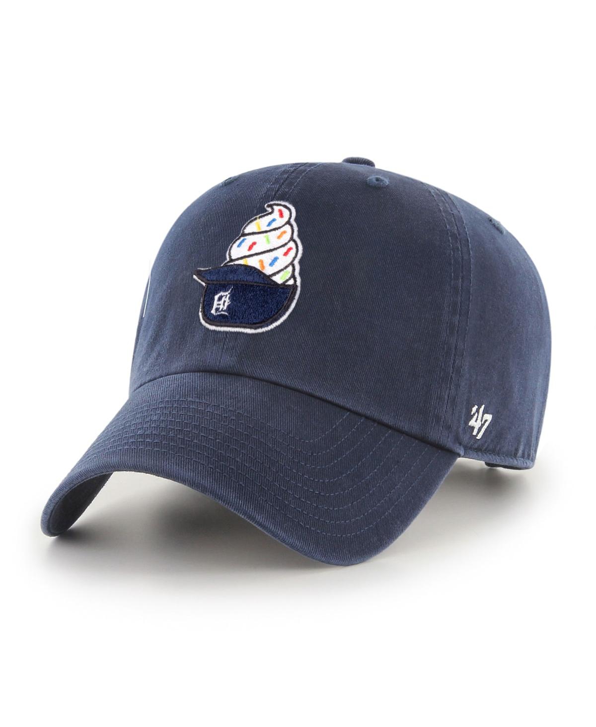 '47 Brand Men's Navy Detroit Tigers Ice Cream Helmet Clean Up Adjustable Hat