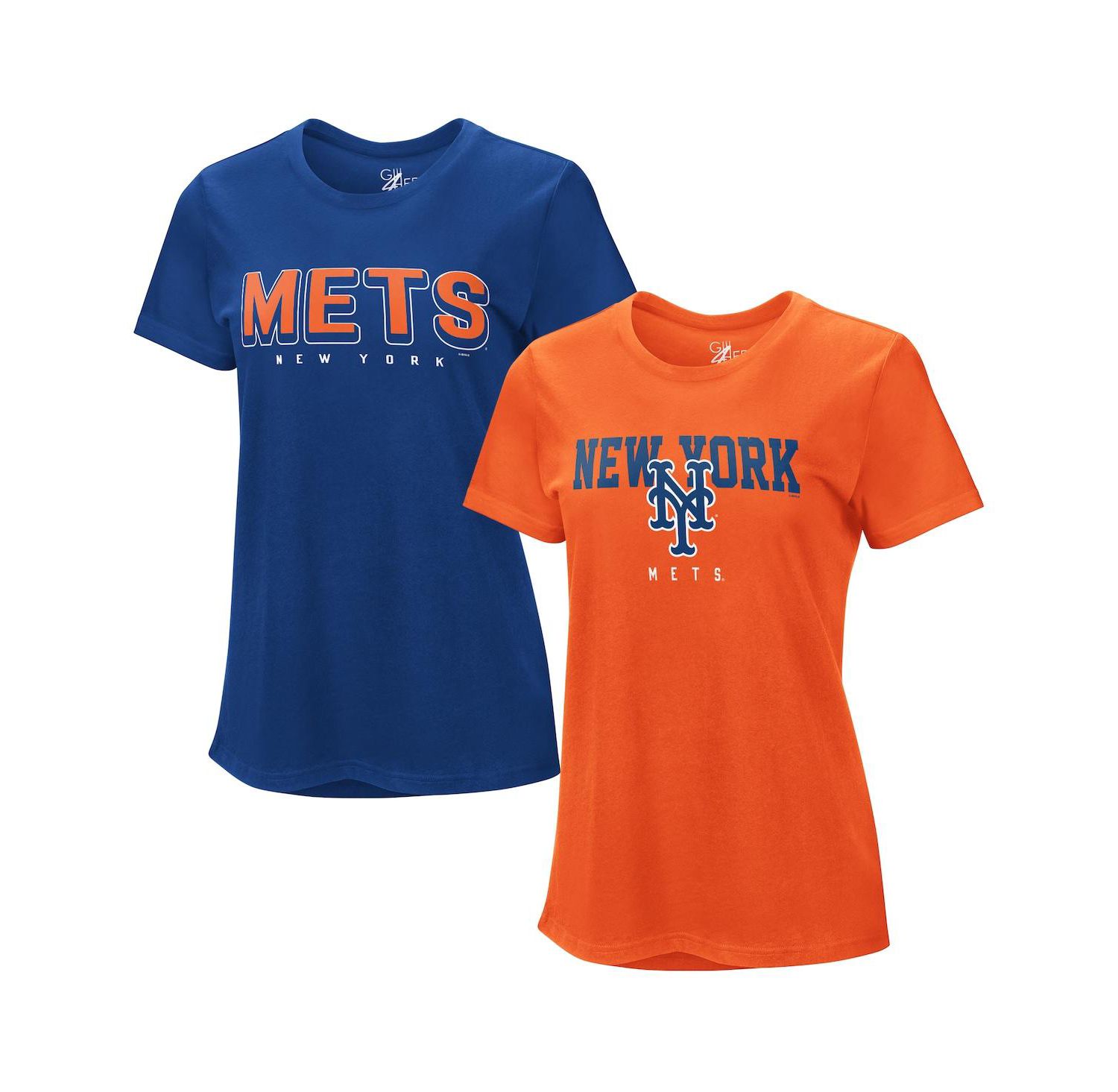 Women's 2- Pack Royal/Orange New York Mets T-Shirt