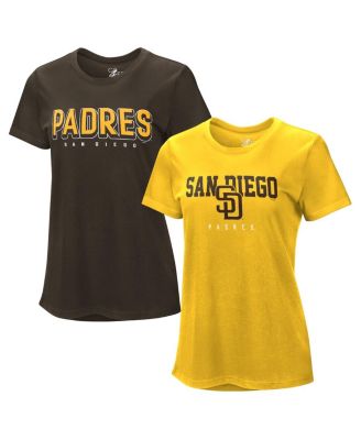 Women's 2- Pack Brown/Gold San Diego Padres T-Shirt