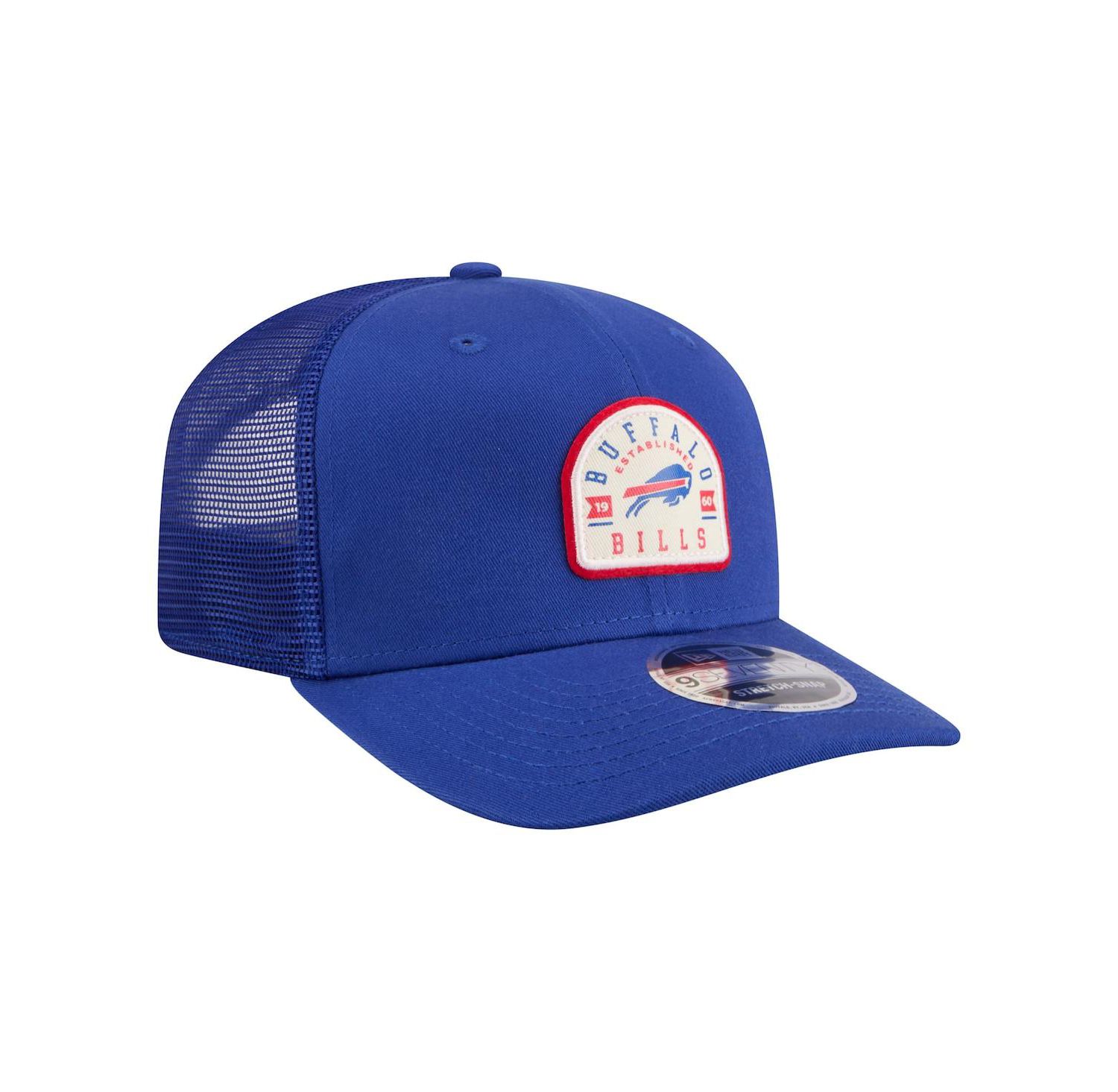 Men's Royal Buffalo Bills Contest 9SEVENTY Adjustable Trucker Hat
