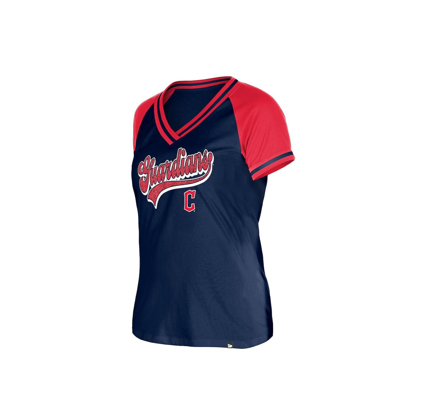Women's Navy Cleveland Guardians Gameday V-Neck T-Shirt