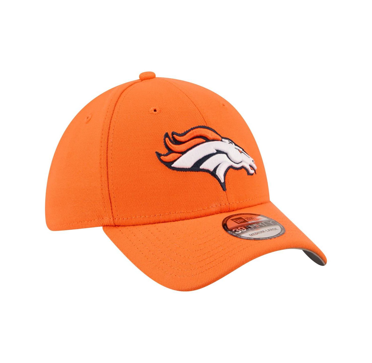 Men's Orange Denver Broncos Core Team 39THIRTY Flex Hat