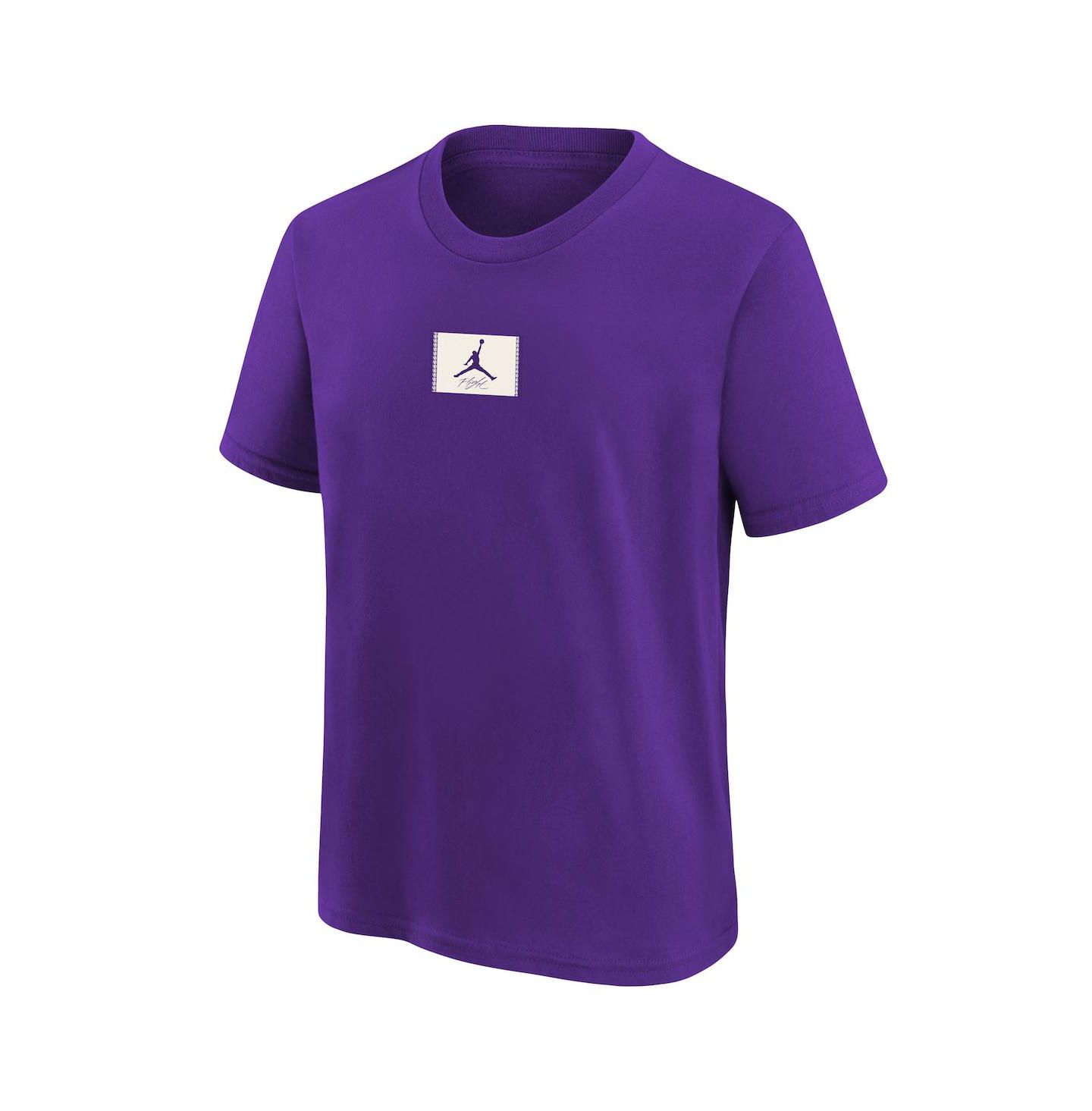 Детская футболка Jordan Purple Los Angeles Lakers Courtside Statement 85 T-Shirt — фото 3