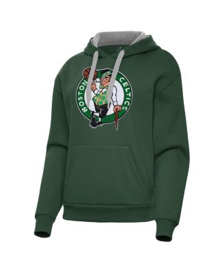 Women's Hunter Green Boston Celtics Victory Pullover Hoodie