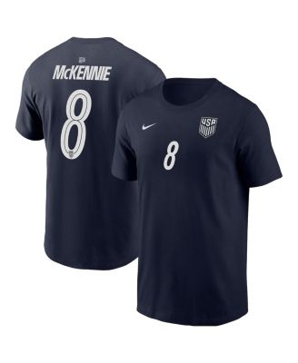 Men's Weston McKennie Navy USMNT Away Name & Number T-Shirt