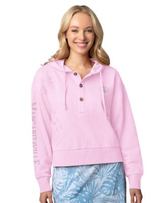 Women's Pink San Francisco 49ers Island Dream Solid Pullover Hoodie
