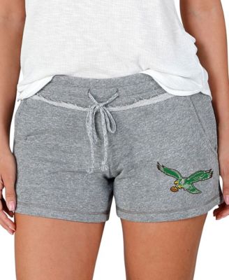 Women's Gray Philadelphia Eagles Mainstream Terry Lounge Shorts