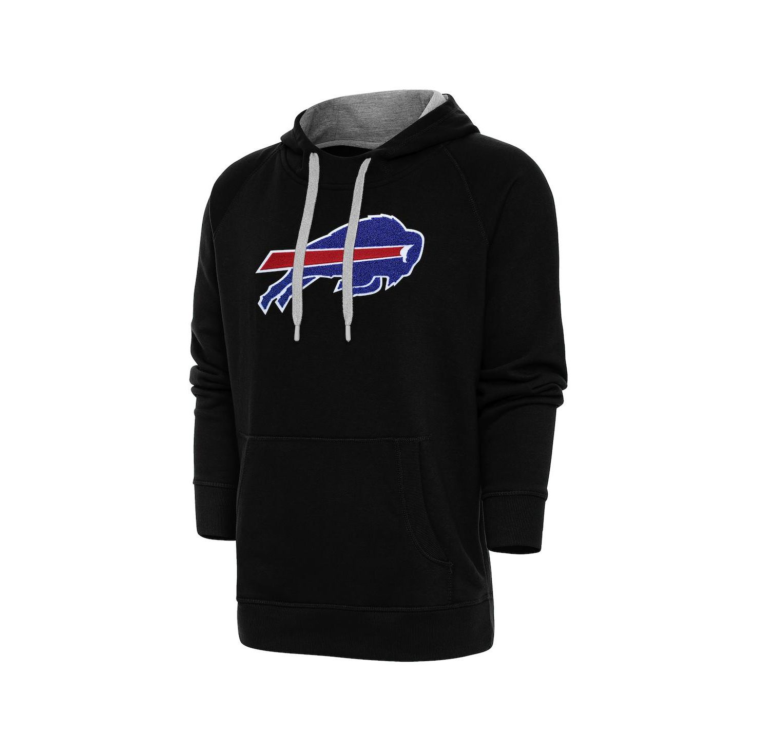 Men's Black Buffalo Bills Victory Chenille Pullover Hoodie