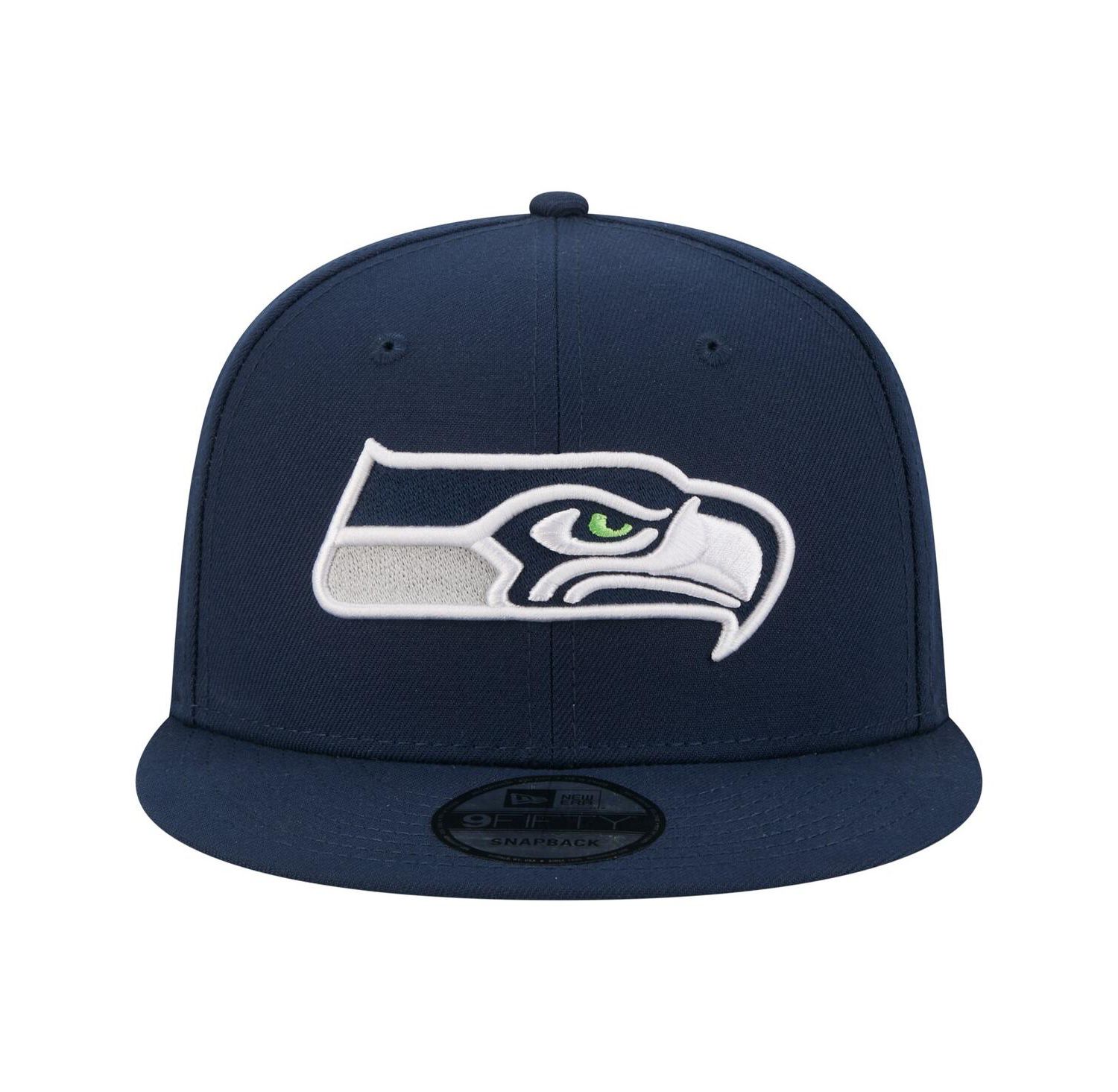 Men's Navy Seattle Seahawks 9FIFTY Snapback Hat