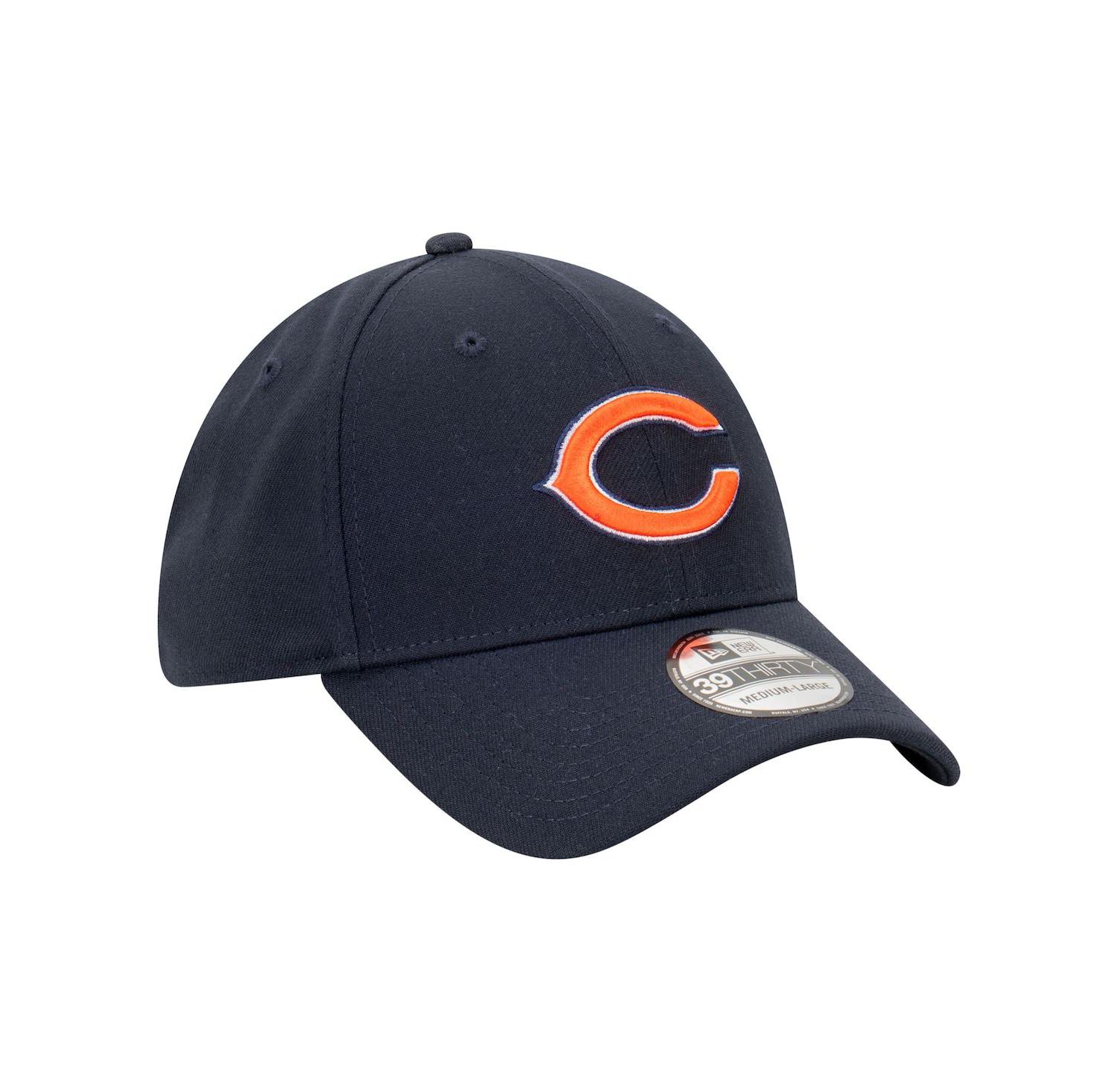 Men's Navy Chicago Bears Core Team 39THIRTY Flex Hat