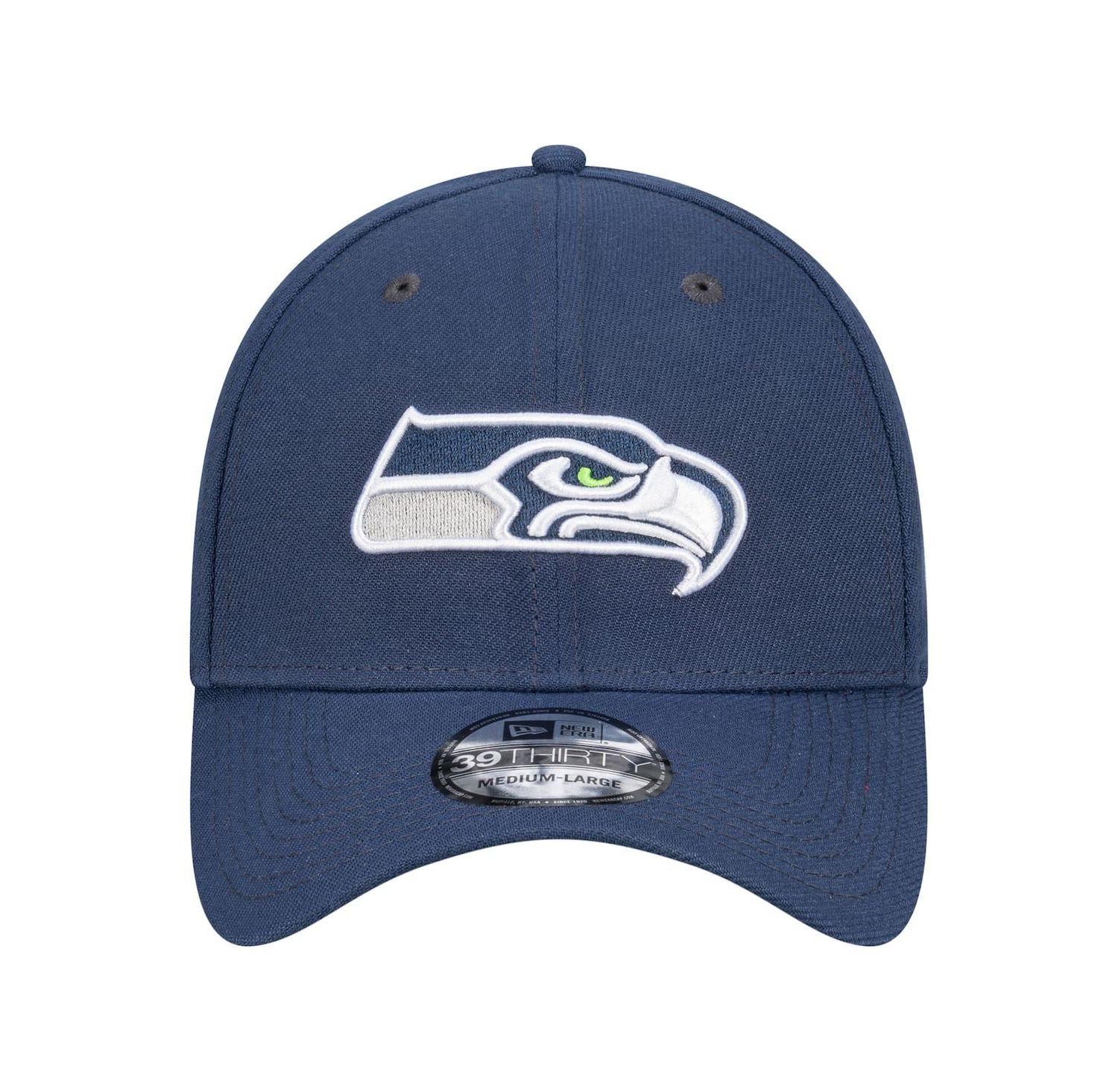 Men's College Navy Seattle Seahawks Core Team 39THIRTY Flex Hat