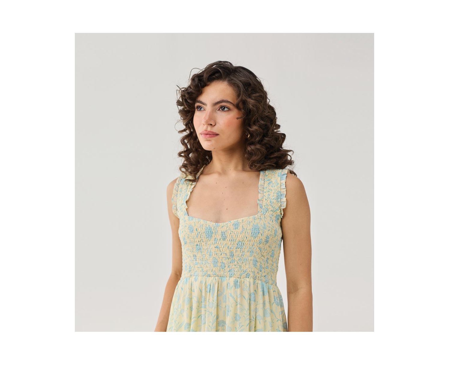 Women's Smocked Maxi Dress