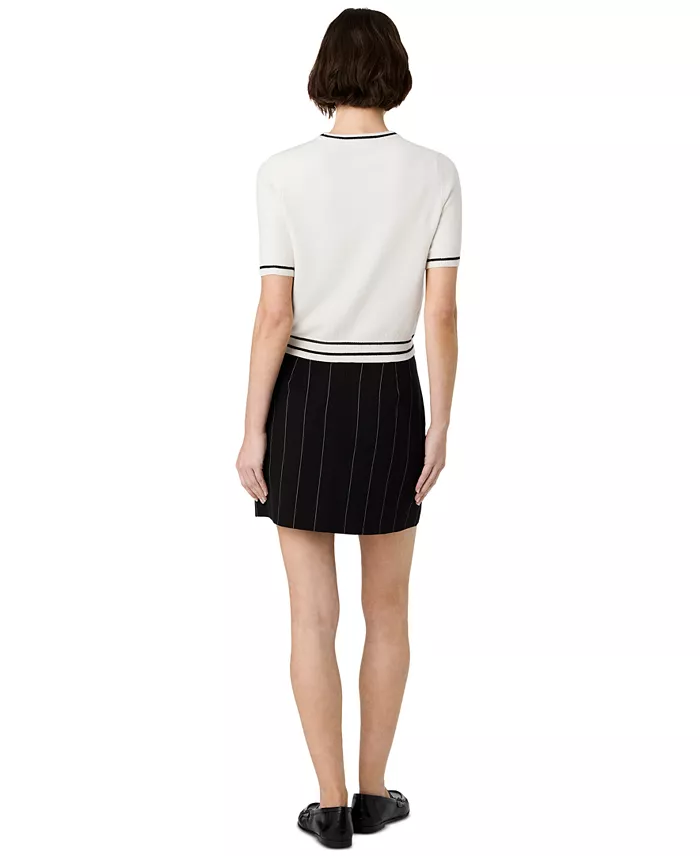 Women's Babysoft Short-Sleeve Rib Stripe Top - thumbnail 6