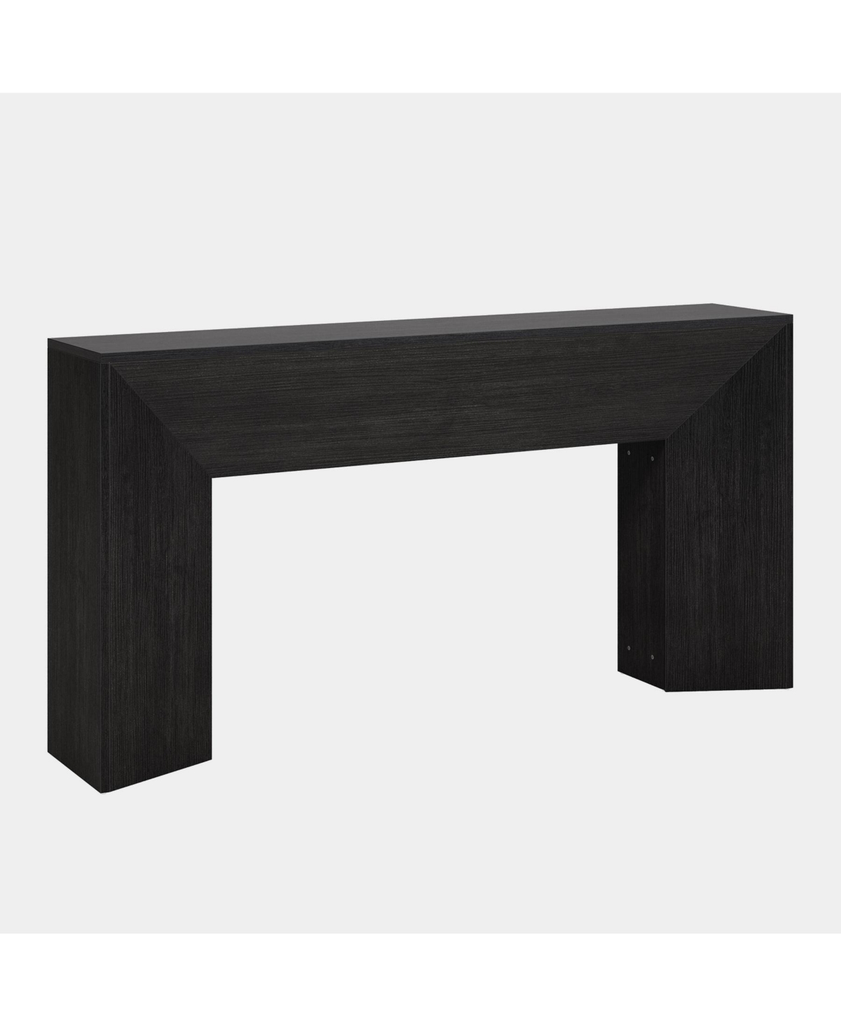 Slickblue Modern Wood Console Table 63 Inch for Entryway and Living Room