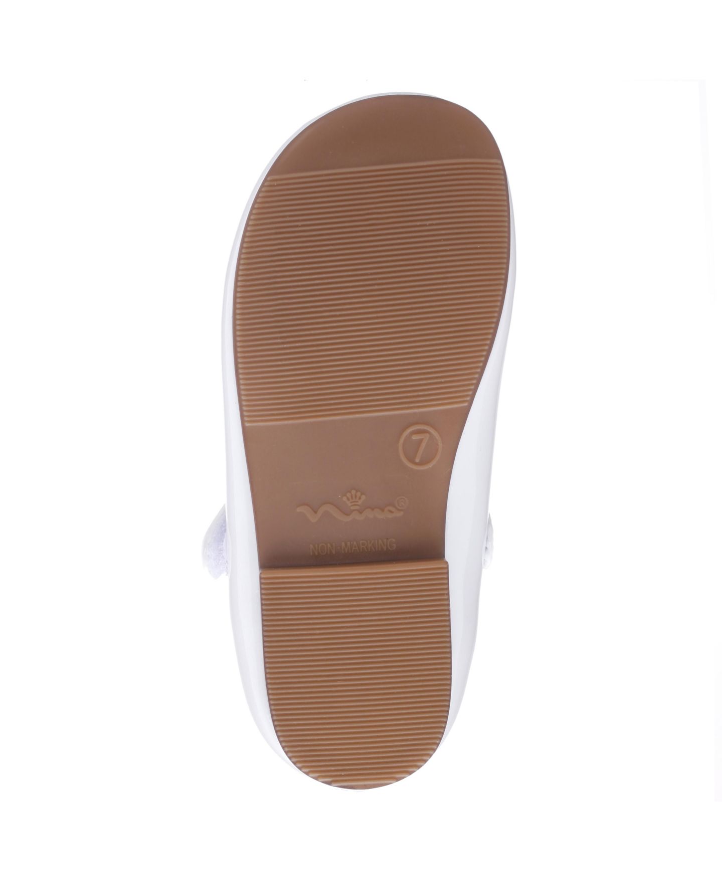 Туфли Nina Emee White Patent Mary Jane Dress Shoe для девочек, цвет: Белый — фото 7