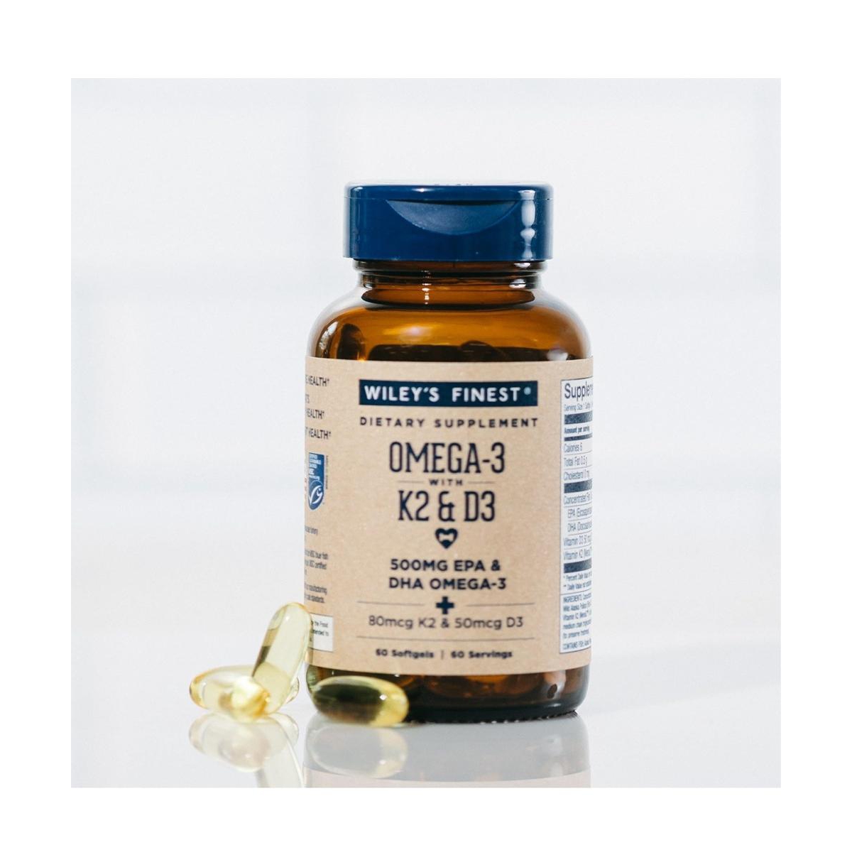 Wiley s Finest Fish Oil Vitamin K2 and D3