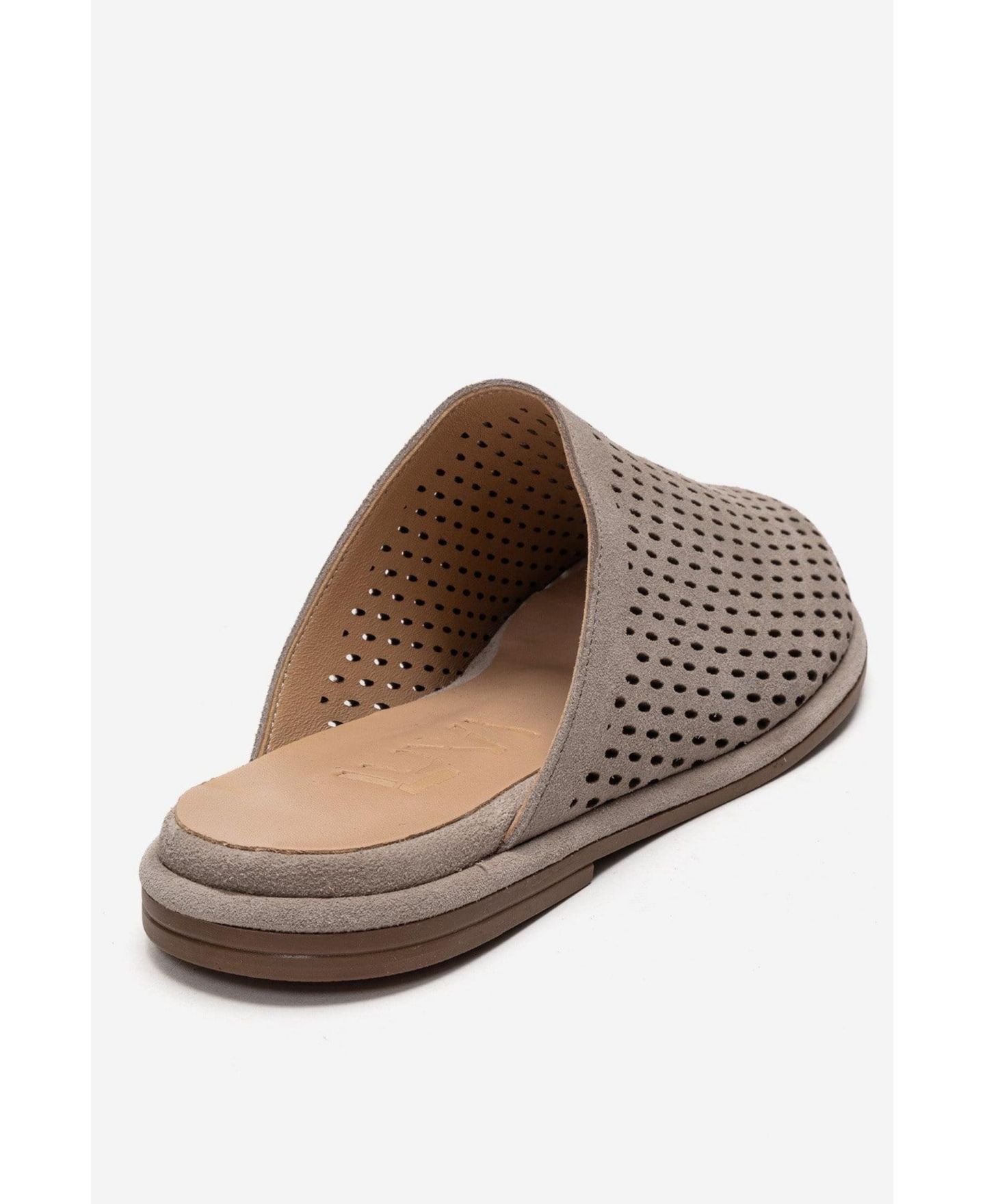 Женские сабо Forever & Always Shoes Melara Leather Slip On Mule, цвет: Бежевый замшевый — фото 7
