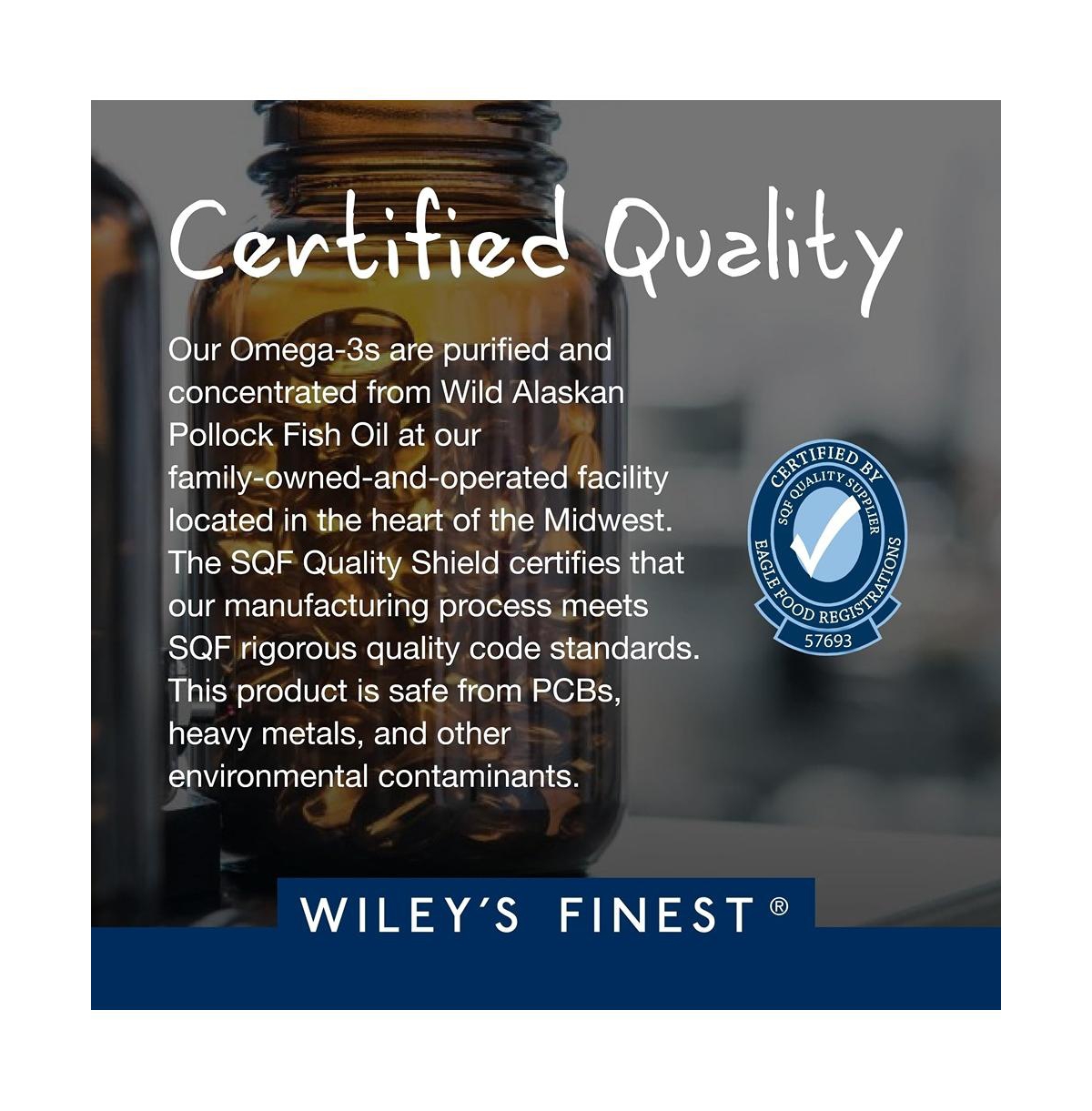 Wiley's Finest Wild Alaskan Fish Oil Peak Dha