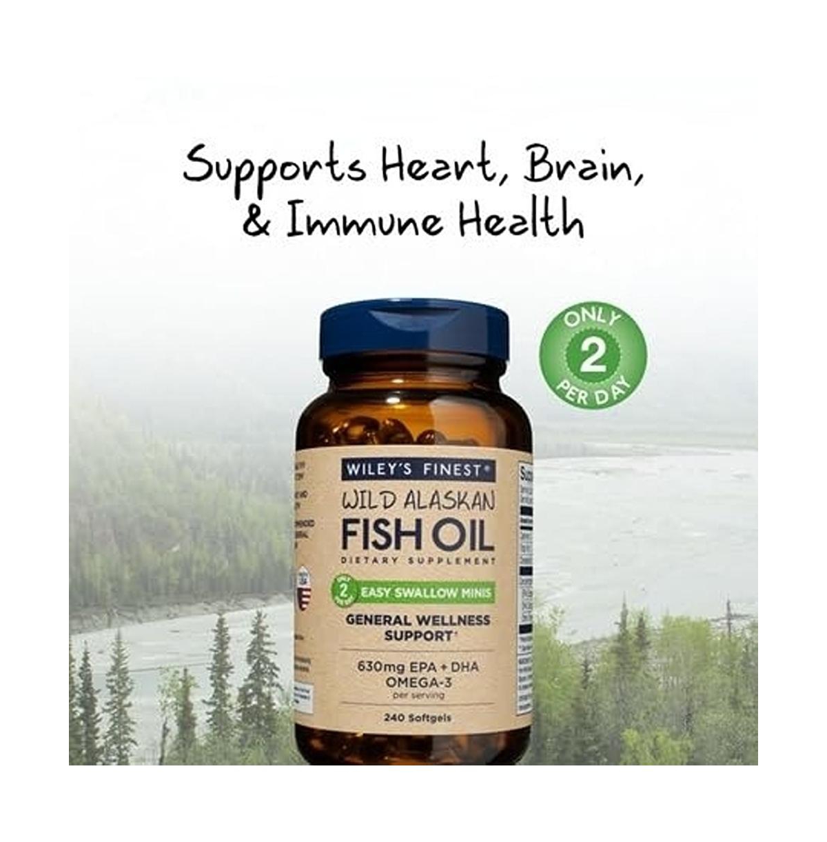Wiley's Finest Wild Alaskan Fish Oil Minis