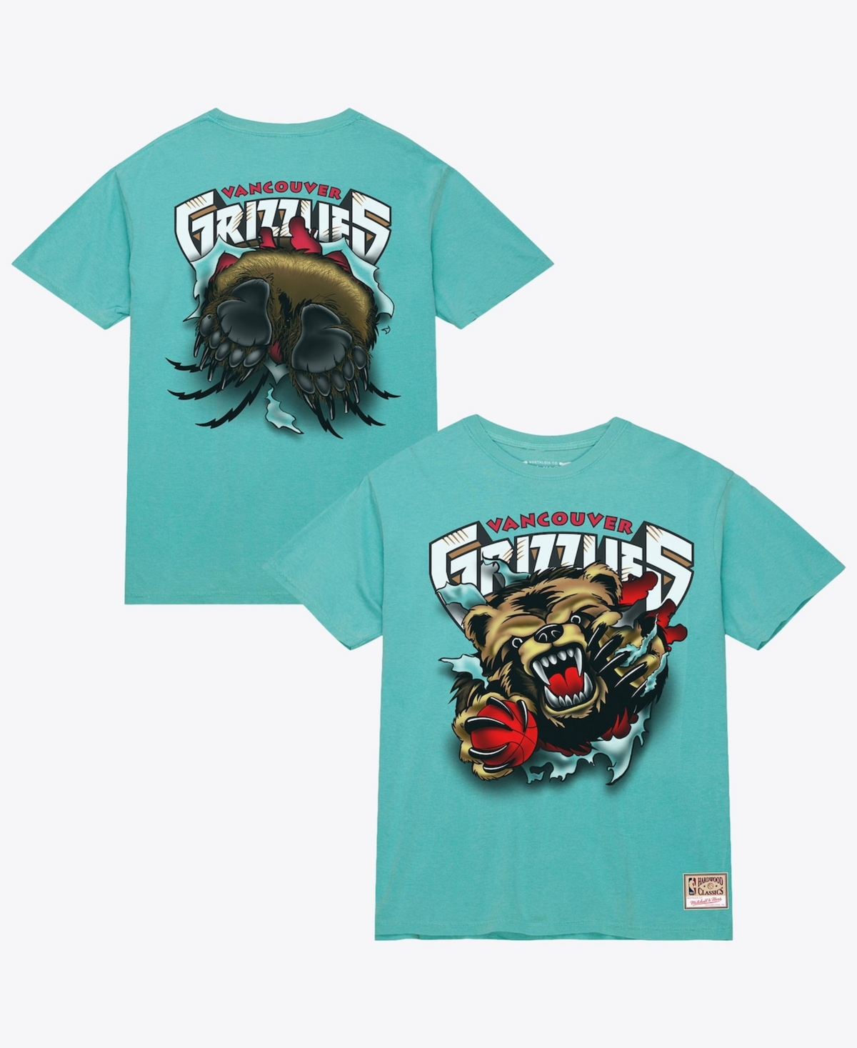 Mitchell & Ness Men's Turquoise Vancouver Grizzlies Breakthrough T-Shirt