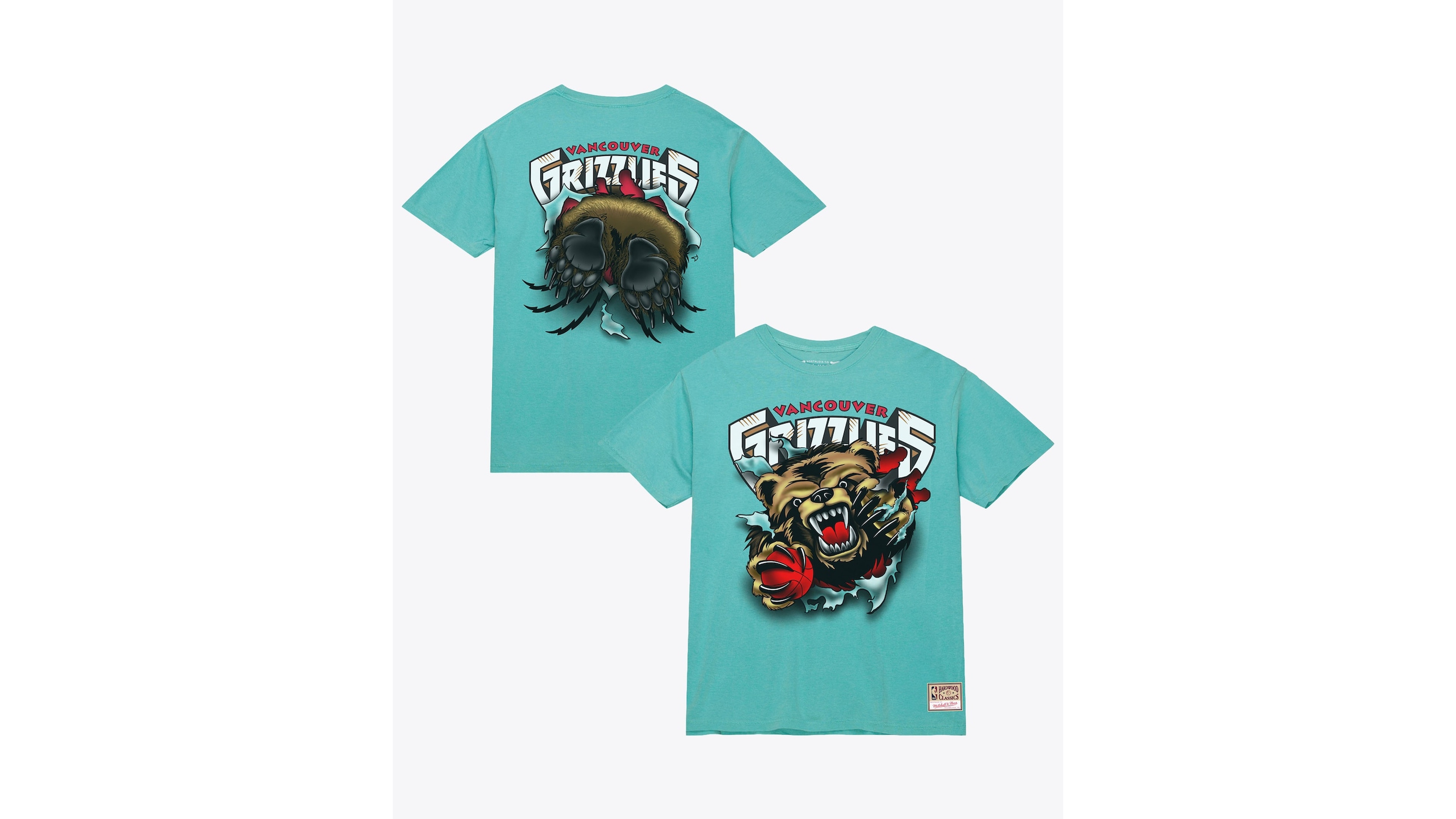 Mitchell & Ness Men's Turquoise Vancouver Grizzlies Breakthrough T-Shirt