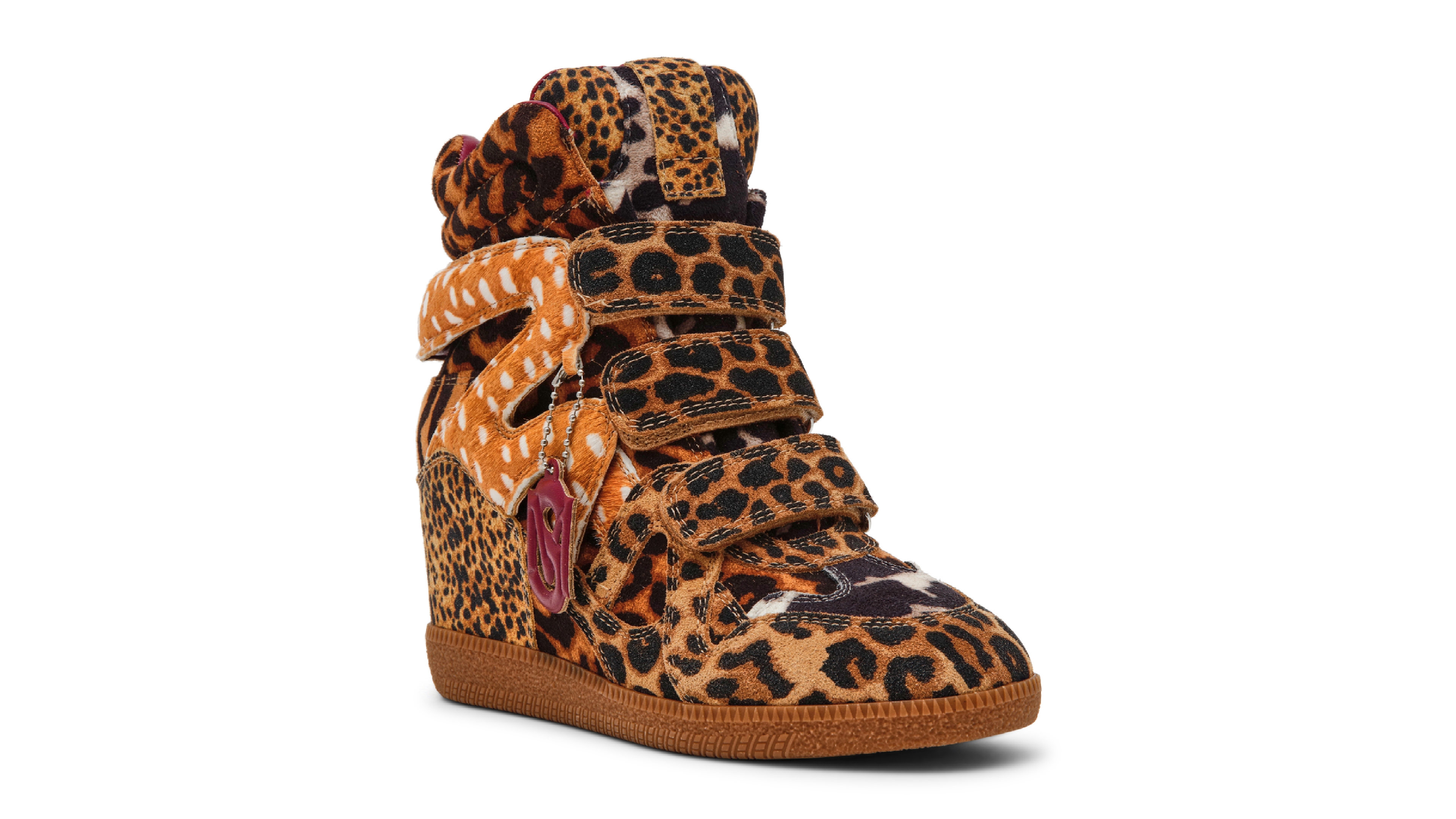 Steve Madden Women's Mavis High-Top Lace-Up Wedge Sneakers