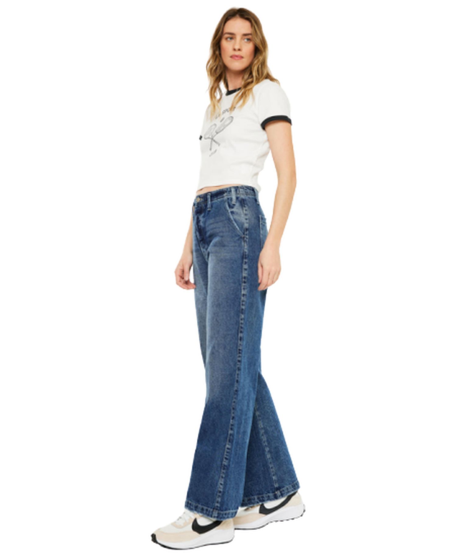 Women's Sterling High Rise 90's Wide-Leg Jeans