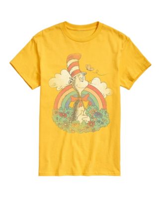 Men's Dr. Seuss Cat In The Hat Spring Vintage Faded&nbsp;Short-Sleeve Graphic T-Shirt