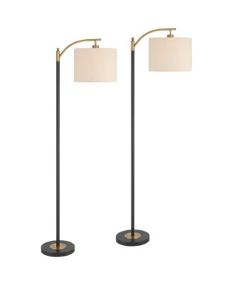 Rayna Mid Century Modern 61 1/2" Tall Standing Floor Lamps Set of 2 Lights Downbridge Task Foot Switch