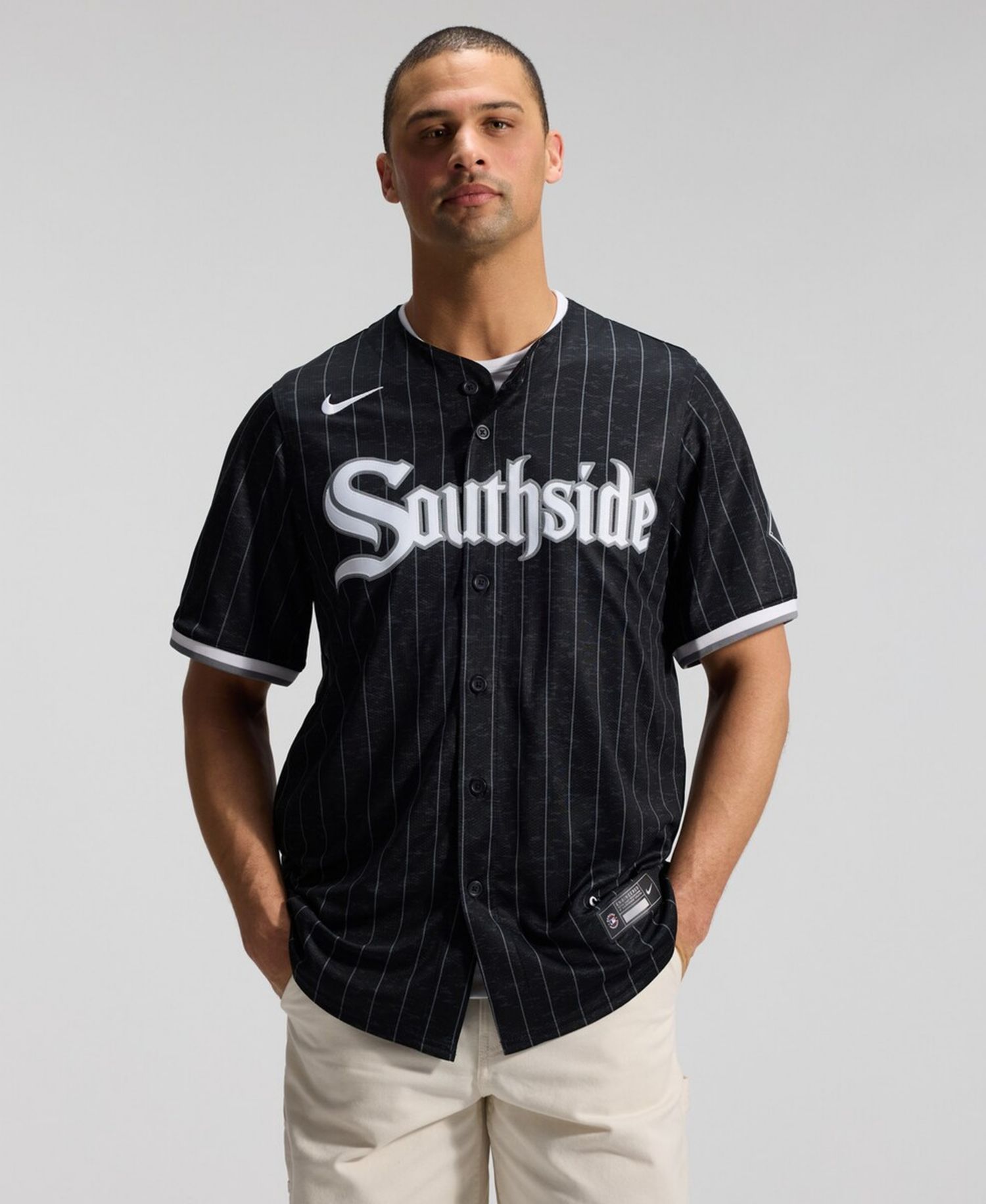 Men's Black Chicago White Sox City Connect Limited Jersey