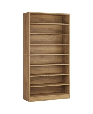 Freestanding 9-Tier Bookshelf Organizer for Home or Office Display