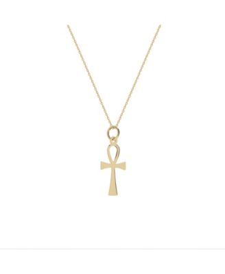 9carat Solid Egyptian Ankh Necklace